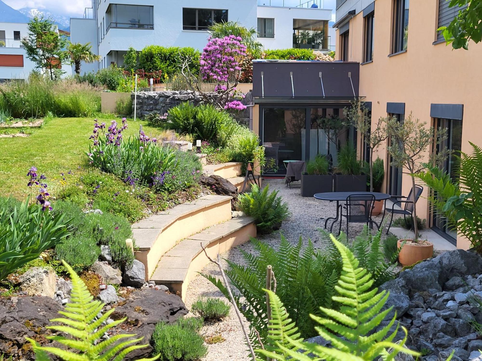 Apartamento Oase Zum Sein Spiez Exterior foto